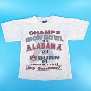 1994 Alabama Iron Bowl Champs tshirt 90s 1990s vintage